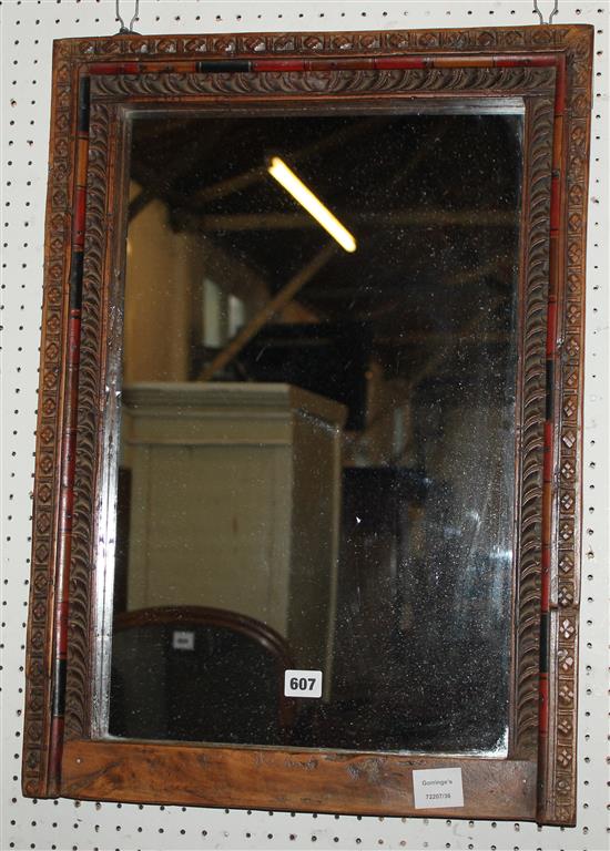 A small Indian wall mirror